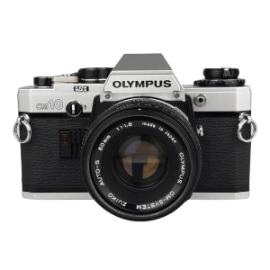 Olympus OM10 Silver - 35mm Film Camera